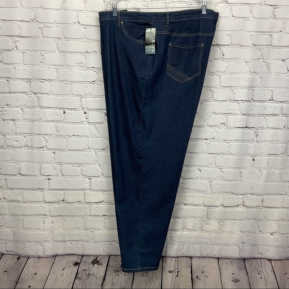 N Touch Denim Jeans Women's Plus Sz 20W Blue Stretch Straight Leg Casual Comfort